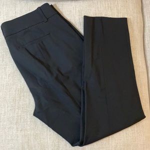 JCrew black wool blend Cameron pants. Size 6